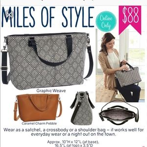 Thirty-one miles of style purseCarmel Charm Pebble